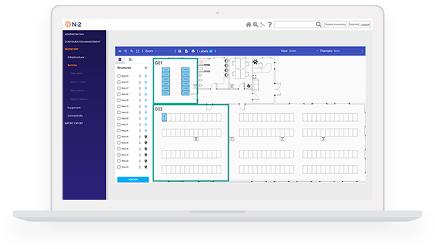 DCIM Floor Space Planning