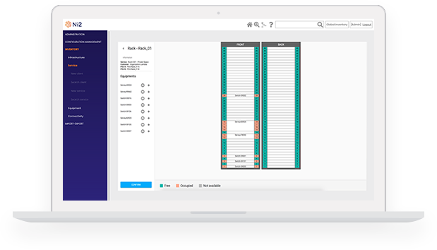 DCIM Rack Planning Design